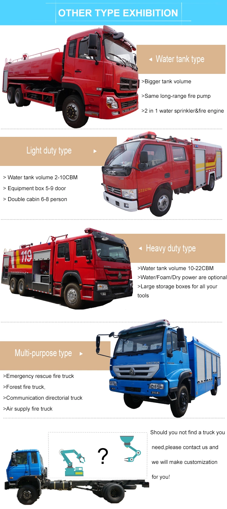 3000L Isuzu Fire Truck Fire Fighting Truck Fire Rescue Truck