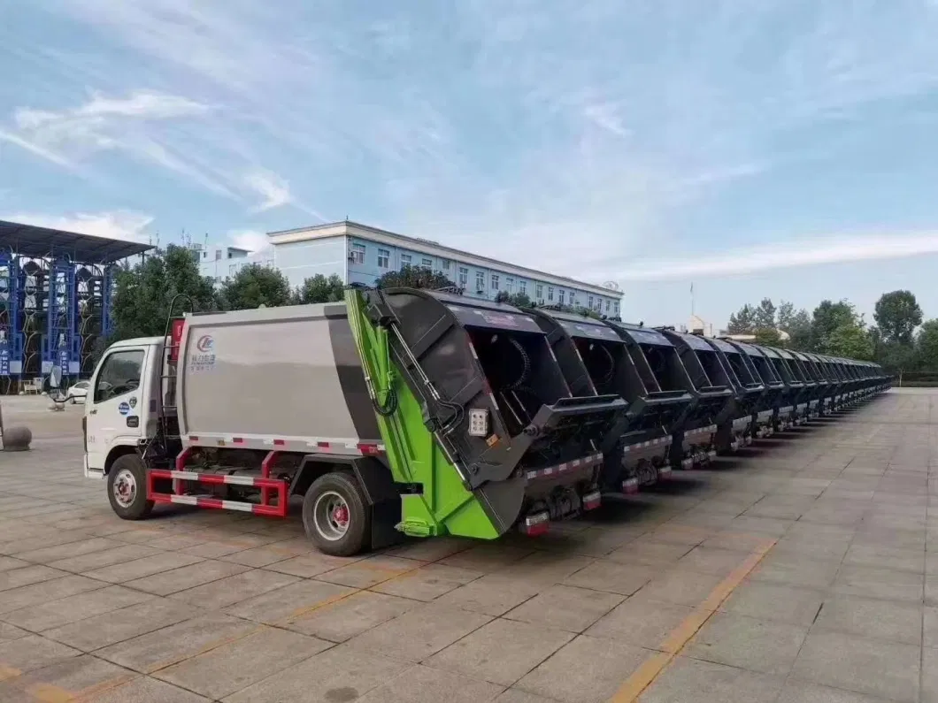 2023 New Model Manufacturer China 4X2 Middle Size 10 Cbm 12 Cbm 15 Cbm Waste Garbage Collection Compressor and Delivery Rubbish Bin Garbage Truck